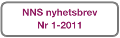 Knapp NNS Nyhbrev 2011 1